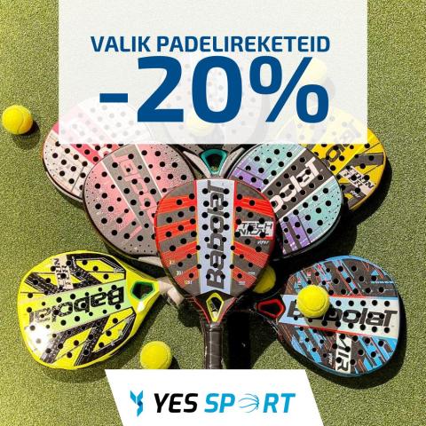 Padelireketid -20%